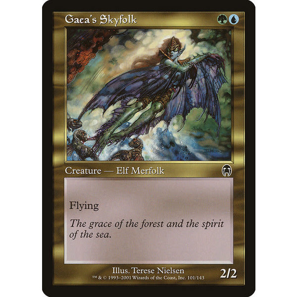 Magic: The Gathering Gaea's Skyfolk (101) Lightly Played