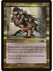 Magic: The Gathering Gerrard's Verdict (102) Lightly Played