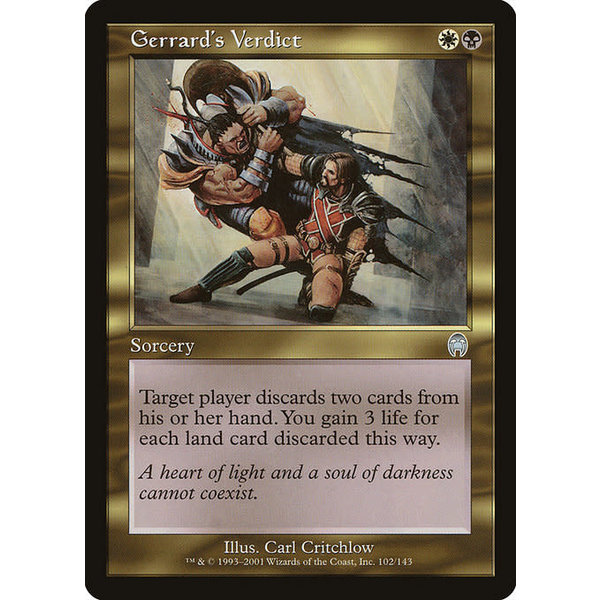 Magic: The Gathering Gerrard's Verdict (102) Lightly Played