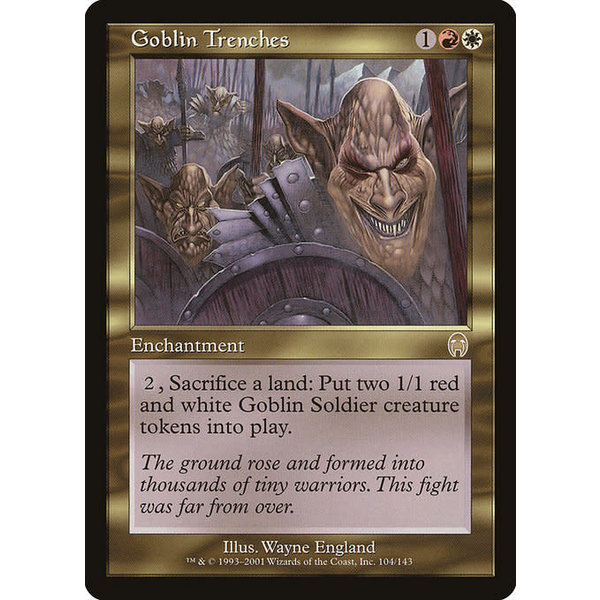 Magic: The Gathering Goblin Trenches (104) Lightly Played