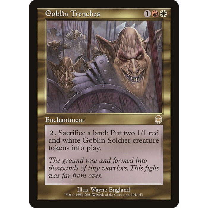 Magic: The Gathering Goblin Trenches (104) Lightly Played