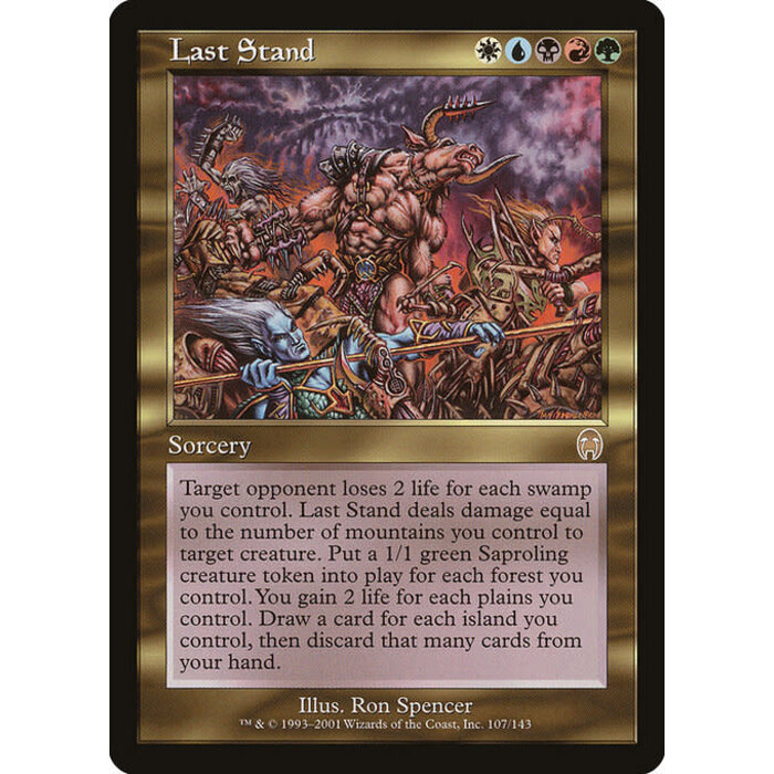 Magic: The Gathering Last Stand (107) Damaged