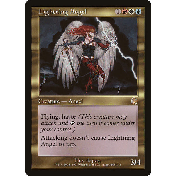 Magic: The Gathering Lightning Angel (108) Damaged