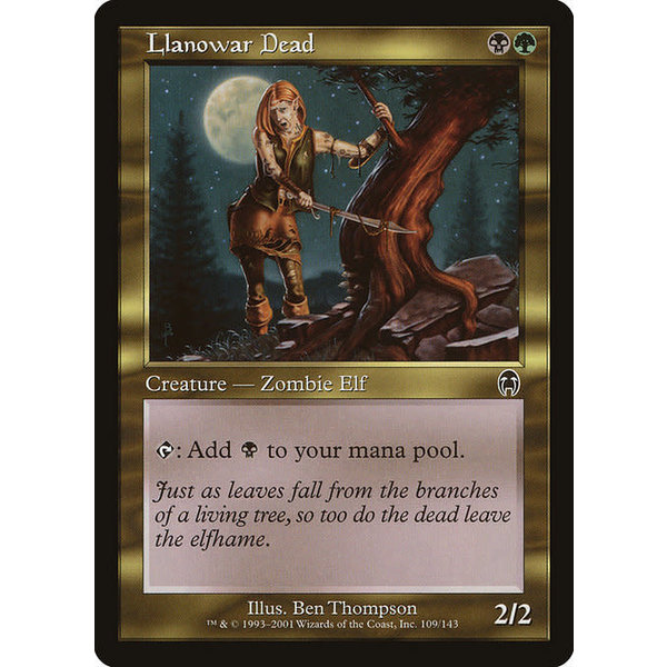 Magic: The Gathering Llanowar Dead (109) Lightly Played