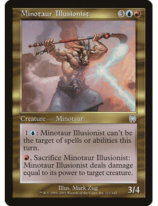 Magic: The Gathering Minotaur Illusionist (111) Moderately Played
