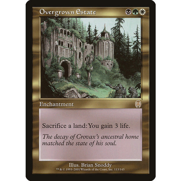 Magic: The Gathering Overgrown Estate (113) Damaged