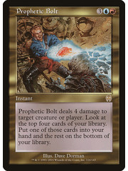 Magic: The Gathering Prophetic Bolt (116) Damaged