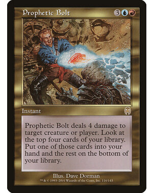 Magic: The Gathering Prophetic Bolt (116) Damaged