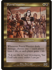 Magic: The Gathering Putrid Warrior (117) Lightly Played