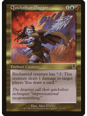 Magic: The Gathering Quicksilver Dagger (118) Lightly Played