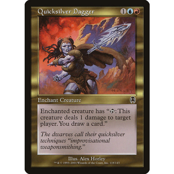 Magic: The Gathering Quicksilver Dagger (118) Lightly Played