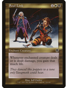 Magic: The Gathering Soul Link (120) Moderately Played