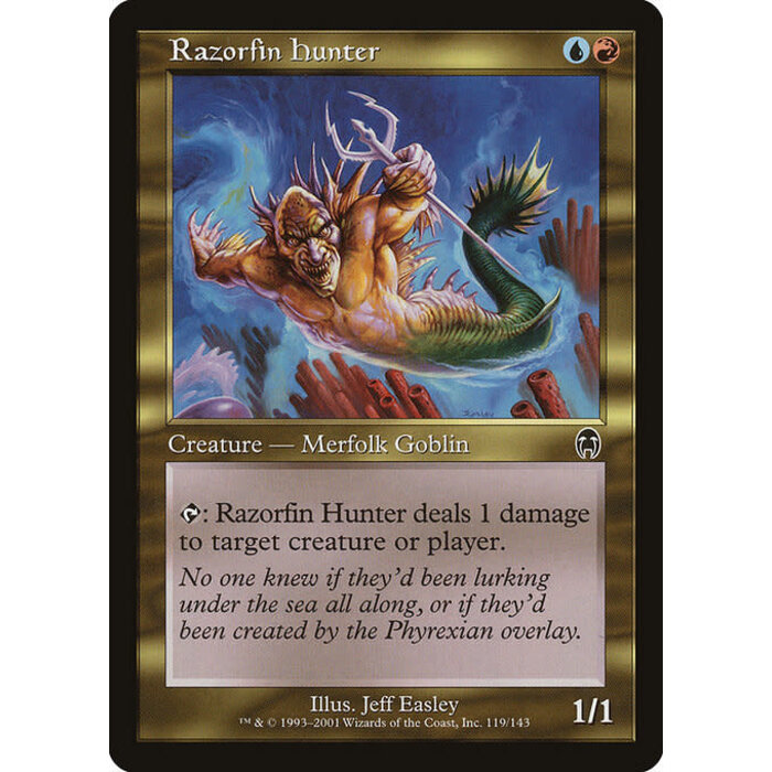 Magic: The Gathering Razorfin Hunter (119) Lightly Played