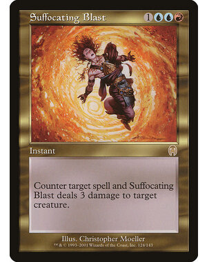 Magic: The Gathering Suffocating Blast (124) Damaged