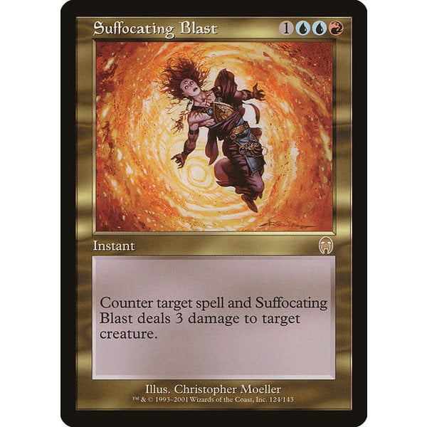 Magic: The Gathering Suffocating Blast (124) Damaged