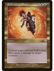 Magic: The Gathering Suffocating Blast (124) Heavily Played