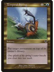 Magic: The Gathering Temporal Spring (125) Moderately Played