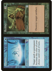 Magic: The Gathering Illusion // Reality (129) Lightly Played