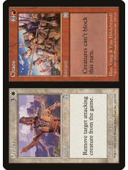 Magic: The Gathering Order // Chaos (132) Heavily Played