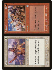 Magic: The Gathering Order // Chaos (132) Heavily Played