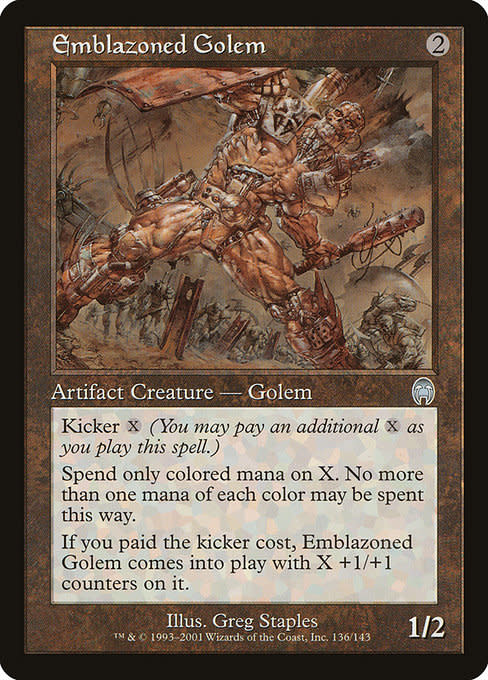 golem mtg cards Magic The Gathering You may choose new targets for the copy Rarity: Rare, Subtype: Golem, 36