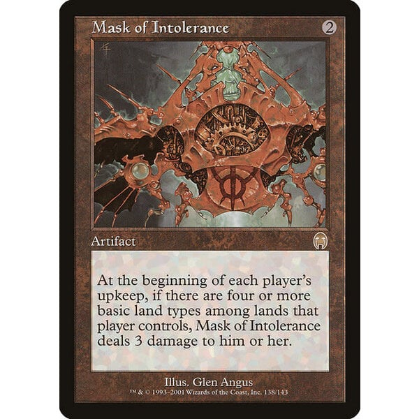 Magic: The Gathering Mask of Intolerance (138) Heavily Played