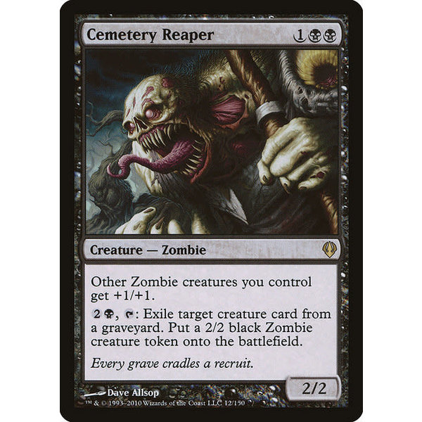 Magic: The Gathering Cemetery Reaper (012) Heavily Played