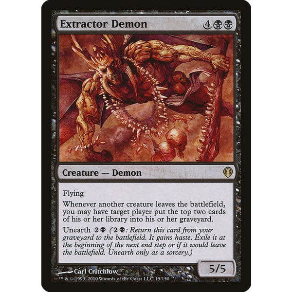 Magic: The Gathering Extractor Demon (015) Lightly Played