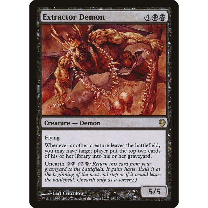 Magic: The Gathering Extractor Demon (015) Lightly Played