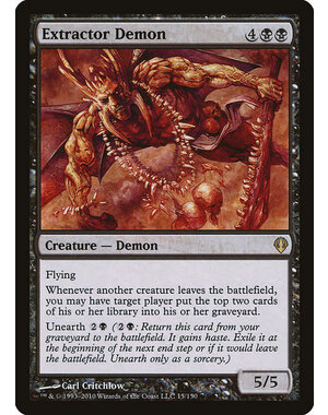 Magic: The Gathering Extractor Demon (015) Moderately Played