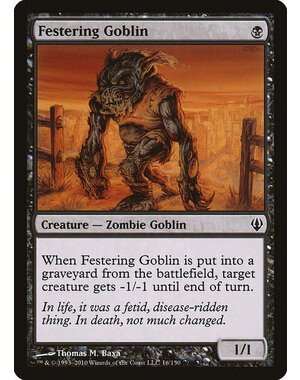 Magic: The Gathering Festering Goblin (016) Lightly Played