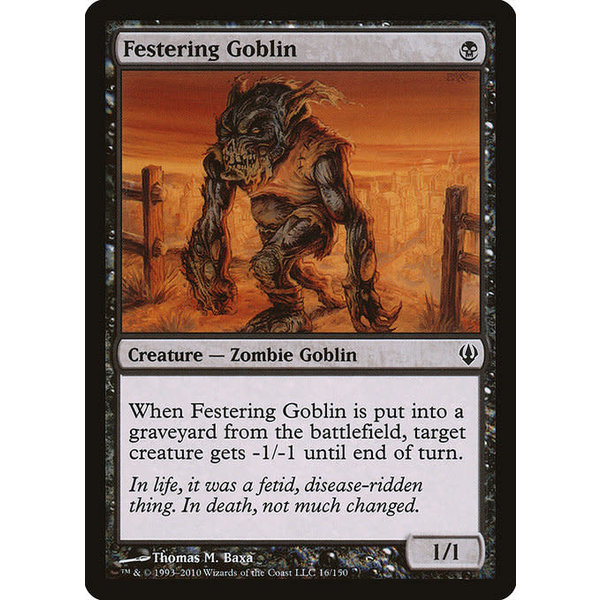 Magic: The Gathering Festering Goblin (016) Lightly Played