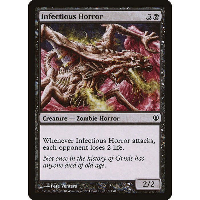 Magic: The Gathering Infectious Horror (018) Lightly Played
