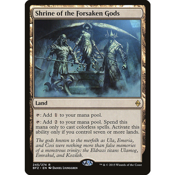 Magic: The Gathering Shrine of the Forsaken Gods (245) Moderately Played