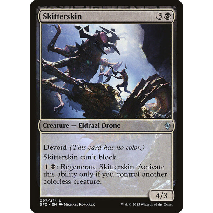 Magic: The Gathering Skitterskin (097) Lightly Played