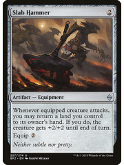 Magic: The Gathering Slab Hammer (227) Heavily Played