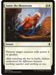 Magic: The Gathering Smite the Monstrous (049) Lightly Played