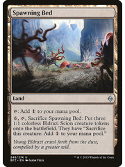 Magic: The Gathering Spawning Bed (248) Lightly Played