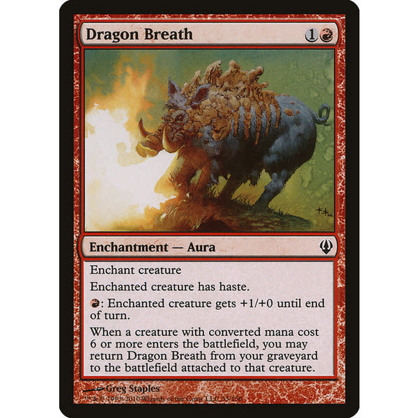 Magic: The Gathering Dragon Breath (033) Moderately Played