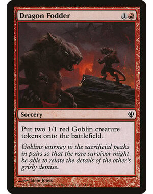 Magic: The Gathering Dragon Fodder (034) Moderately Played