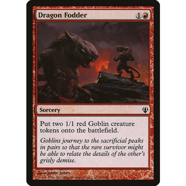 Magic: The Gathering Dragon Fodder (034) Moderately Played