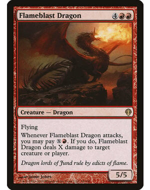 Magic: The Gathering Flameblast Dragon (038) Moderately Played