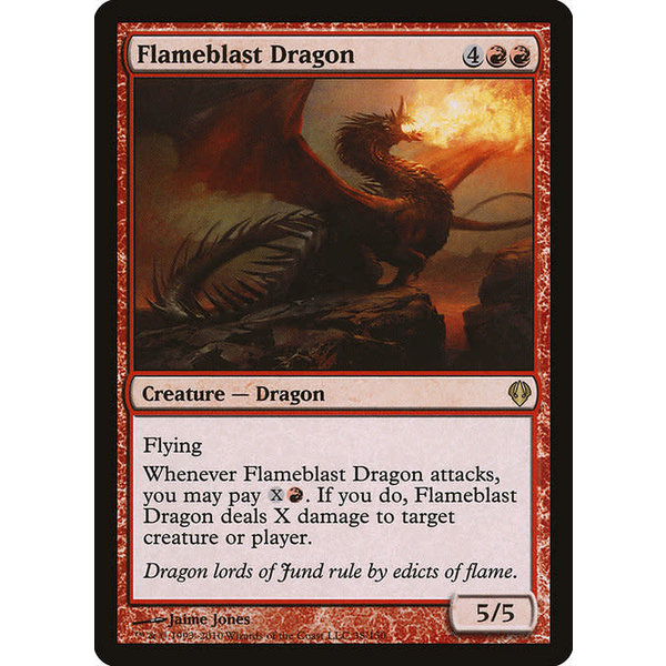 Magic: The Gathering Flameblast Dragon (038) Moderately Played