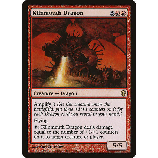 Magic: The Gathering Kilnmouth Dragon (044) Moderately Played