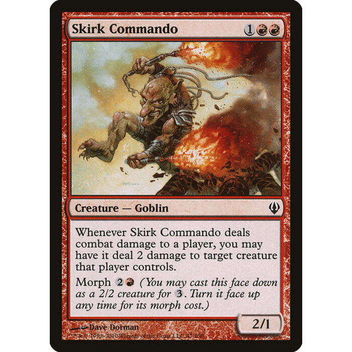 Magic: The Gathering Skirk Commando (047) Damaged