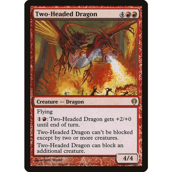 Magic: The Gathering Two-Headed Dragon (050) Moderately Played