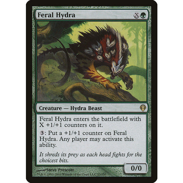 Magic: The Gathering Feral Hydra (053) Moderately Played