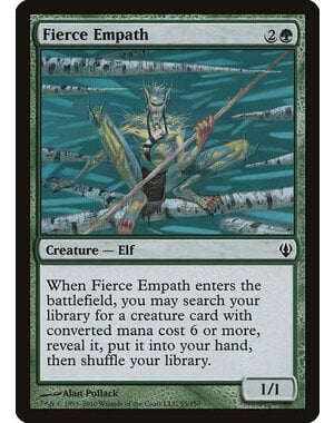 Magic: The Gathering Fierce Empath (055) Heavily Played