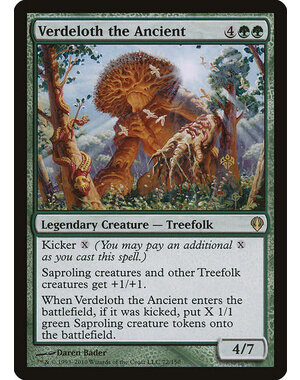 Magic: The Gathering Verdeloth the Ancient (072) Damaged