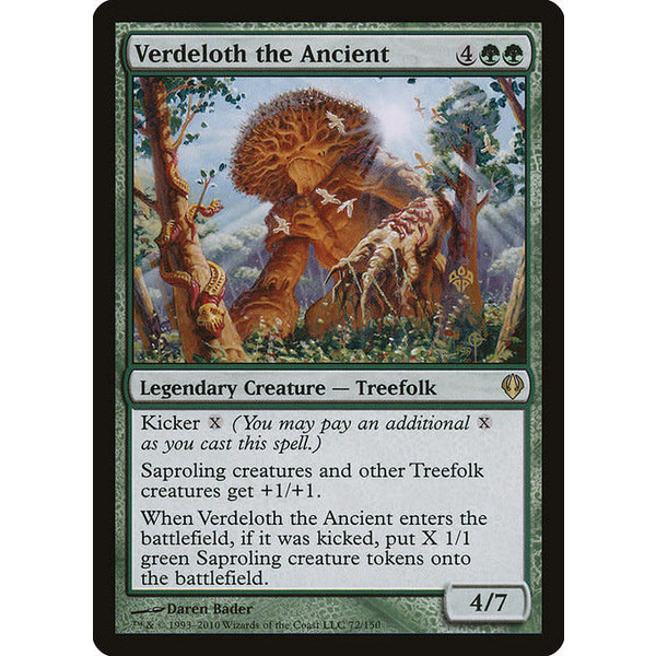 Magic: The Gathering Verdeloth the Ancient (072) Damaged